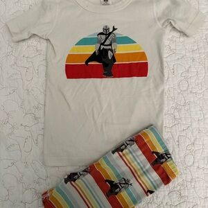 Hanna Andersson mandalorian short Johns pajamas